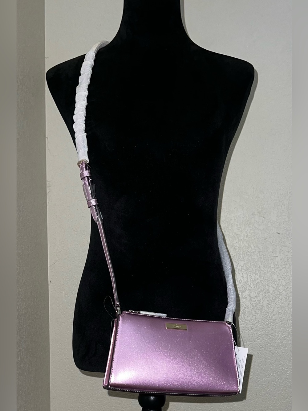 Kate Spade Metallic Pink Crossbody Bag